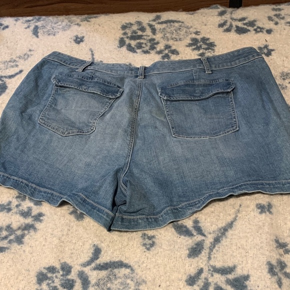 torrid Pants - #97 “Torrid” Light Blue Jean Shorts